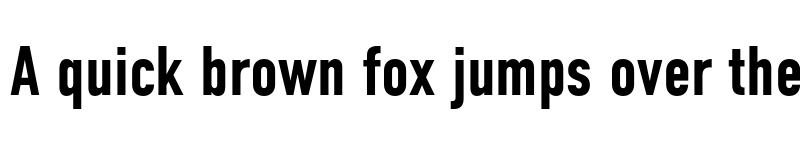 Preview of FONTSPRING DEMO - DIN Condensed Demi Bold Regular font