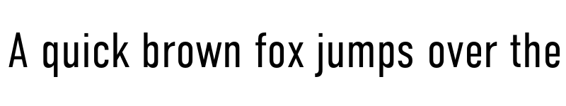 Preview of FONTSPRING DEMO - DIN Condensed Light Regular font