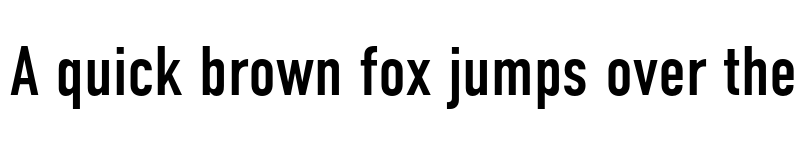 Preview of FONTSPRING DEMO - DIN Condensed Regular font