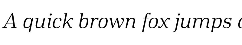 Preview of FONTSPRING DEMO - DIN Neue Roman Light Italic font