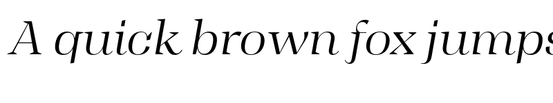 Preview of FONTSPRING DEMO - Display Lt It Italic font