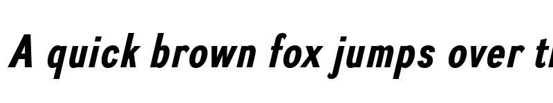 Preview of FONTSPRING DEMO - Divulge Cd Bold Italic font