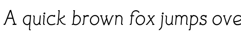 Preview of FONTSPRING DEMO - doit Light Italic font
