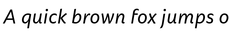 Preview of FONTSPRING DEMO - Dona Alt Italic font