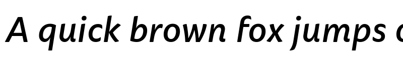 Preview of FONTSPRING DEMO - Dona Alt Medium Italic font