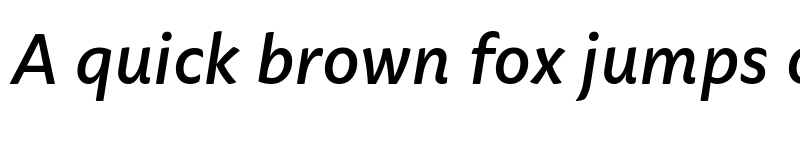 Preview of FONTSPRING DEMO - Dona Medium Italic font