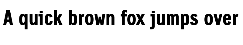 Preview of FONTSPRING DEMO - Dopis Condensed Bold Regular font