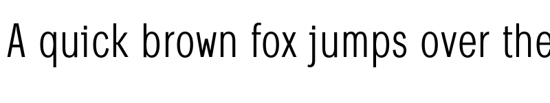 Preview of FONTSPRING DEMO - Dopis Condensed Light Regular font