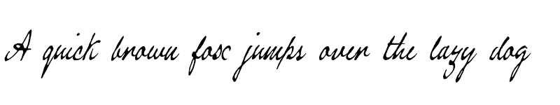 Preview of FONTSPRING DEMO - Douglass Pen Regular font