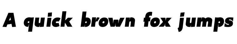 Preview of FONTSPRING DEMO - Draetha Black Italic font