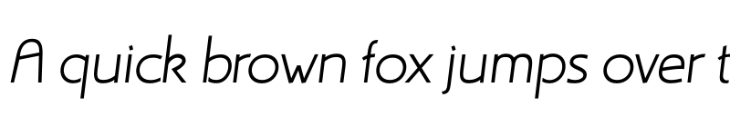 Preview of FONTSPRING DEMO - Draetha Thin Italic font