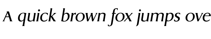 Preview of FONTSPRING DEMO - Dragon Italic font