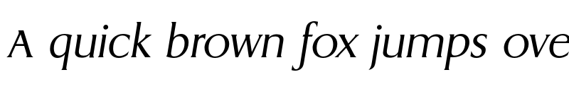 Preview of FONTSPRING DEMO - Dragon Serial Light Italic font