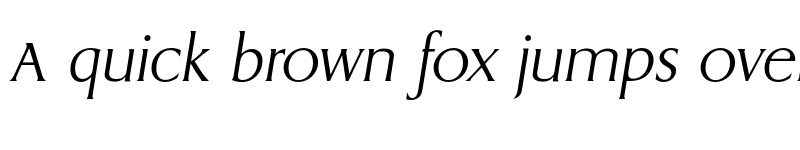 Preview of FONTSPRING DEMO - Dragon Serial Xlight Italic font