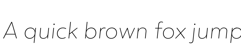 Preview of FONTSPRING DEMO - dT Jakob Thin Italic Regular font