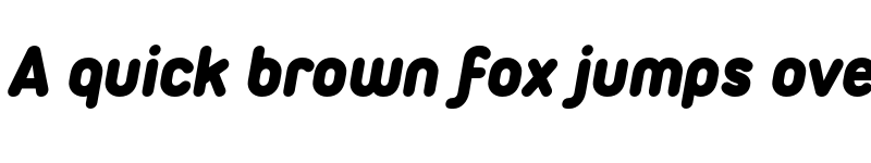 Preview of FONTSPRING DEMO - Duepuntozero Pro Black Italic font