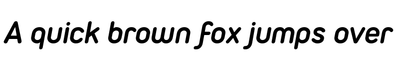 Preview of FONTSPRING DEMO - Duepuntozero Pro Bold Italic font