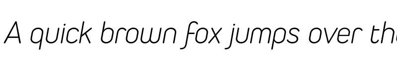 Preview of FONTSPRING DEMO - Duepuntozero Pro Light Italic font