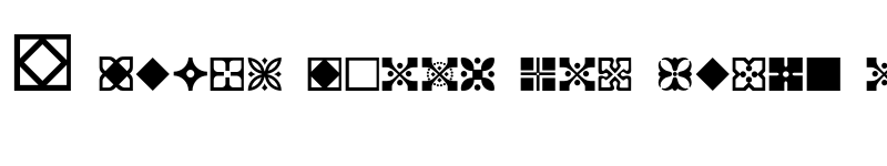 Preview of FONTSPRING DEMO - Dutch Mediaeval Ornaments Regular font