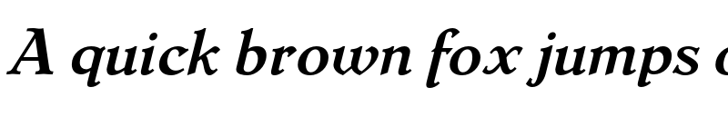 Preview of FONTSPRING DEMO - Dutch Mediaeval Pro Bold Italic font