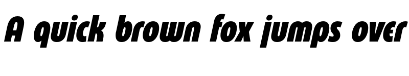 Preview of FONTSPRING DEMO - Eastman Compressed Alt Black It Regular font