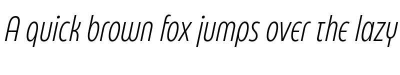 Preview of FONTSPRING DEMO - Eastman Compressed Alt Light It Regular font
