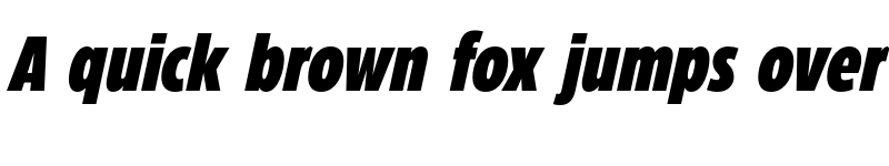 Preview of FONTSPRING DEMO - Eastman Compressed Black Italic font
