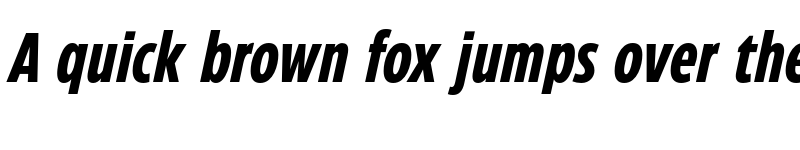 Preview of FONTSPRING DEMO - Eastman Compressed Bold Italic font