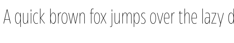 Preview of FONTSPRING DEMO - Eastman Compressed Extralight Regular font