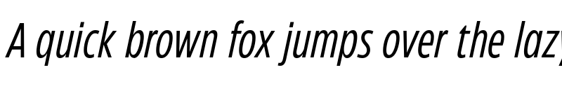 Preview of FONTSPRING DEMO - Eastman Compressed Italic font