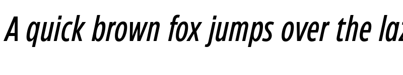 Preview of FONTSPRING DEMO - Eastman Compressed Medium Italic font