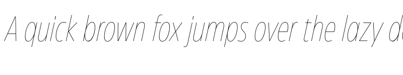 Preview of FONTSPRING DEMO - Eastman Compressed Thin Italic font