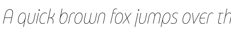 Preview of FONTSPRING DEMO - Eastman Condensed Alt Exlight It Regular font