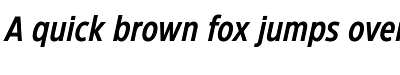 Preview of FONTSPRING DEMO - Eastman Condensed DemiBold Italic font