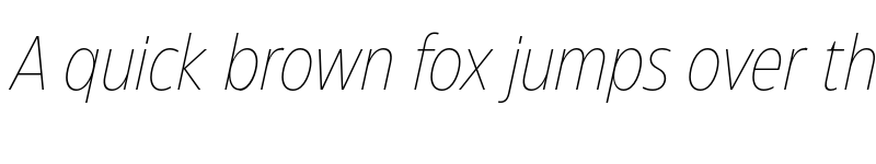 Preview of FONTSPRING DEMO - Eastman Condensed Extralight Italic font
