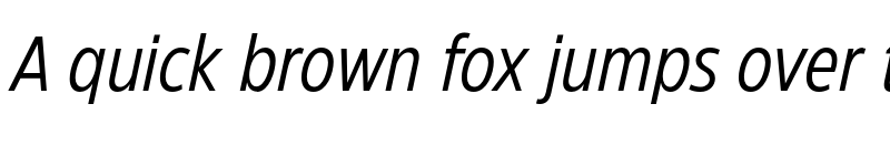 Preview of FONTSPRING DEMO - Eastman Condensed Italic font