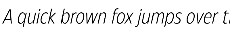 Preview of FONTSPRING DEMO - Eastman Condensed Light Italic font