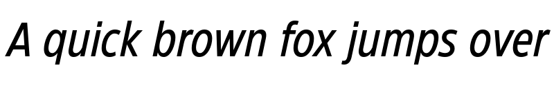 Preview of FONTSPRING DEMO - Eastman Condensed Medium Italic font