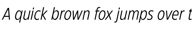 Preview of FONTSPRING DEMO - Eastman Condensed Offset Italic font