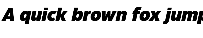 Preview of FONTSPRING DEMO - Eastman Grotesque Black Italic Regular font