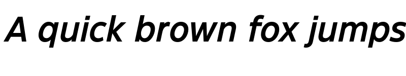 Preview of FONTSPRING DEMO - Eastman Grotesque DemiBold It Regular font