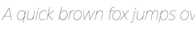 Preview of FONTSPRING DEMO - Eastman Grotesque Thin Italic Regular font