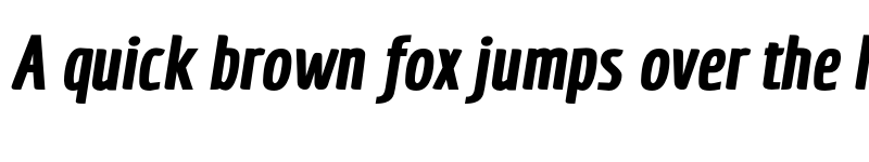 Preview of FONTSPRING DEMO - Economica Next 04 UltraBlack Italic font