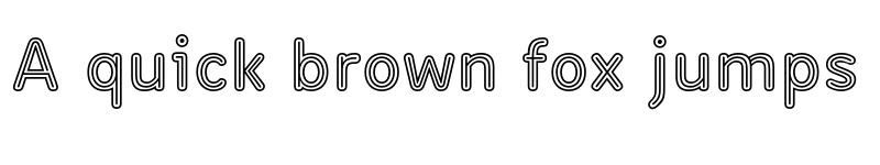 Preview of FONTSPRING DEMO - Edigna Bold Inline Regular font