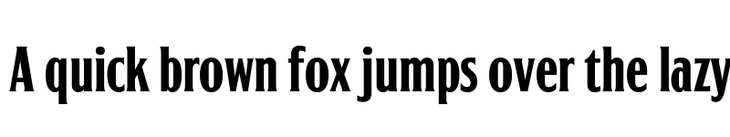 Preview of FONTSPRING DEMO - EFCO Godfrey Compressed Regular font