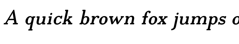 Preview of FONTSPRING DEMO - EgyptiaItalic Regular font