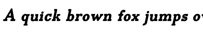 Preview of FONTSPRING DEMO - EgyptiaXBoldItalic Regular font