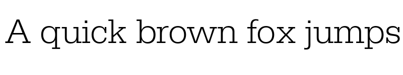 Preview of FONTSPRING DEMO - Egyptienne FS Lt Regular font