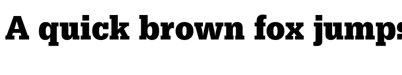 Preview of FONTSPRING DEMO - EgyptienneURWExtNar Bold font