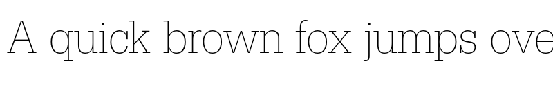 Preview of FONTSPRING DEMO - EgyptienneURWExtNarExtLig Regular font